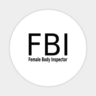 Female Body Inspecor Magnet
